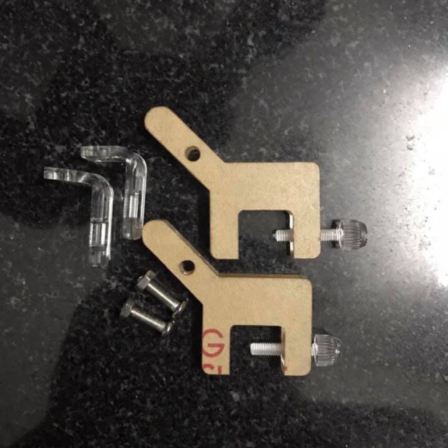 Bộ chân gác quạt DIY mica