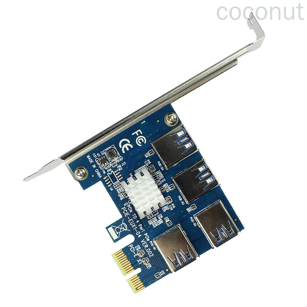 Bảng mạch mở rộng chuyển đổi từ Pci-E X1 sang USB 3.0 4 cổng