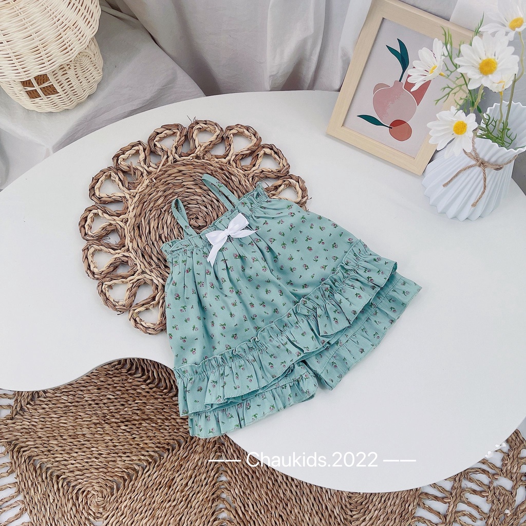 Bộ 2 dây hoa chaukid bé gái