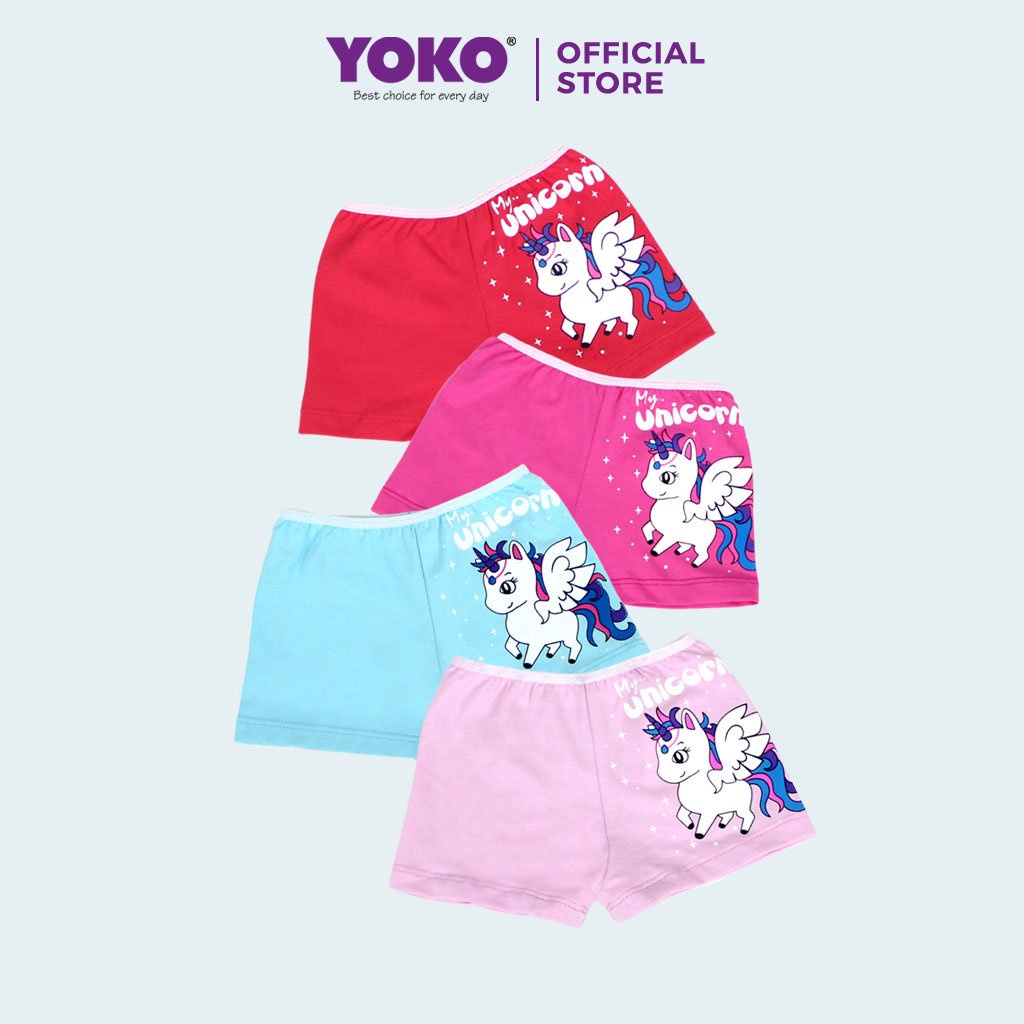 Combo 3 Quần Chíp Đùi Yoko Cho Bé Gái (12kg- 36kg) YOKO KID’S FASHION Chip29