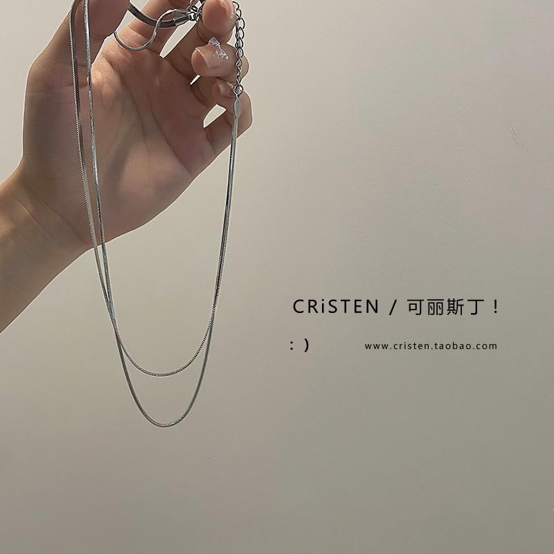 Dây chuyền xương rắn kiểu dáng thời trang Hip Hop