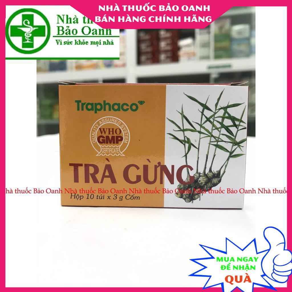 Trà gừng Traphaco (Hộp 10 túi) - Trapharco