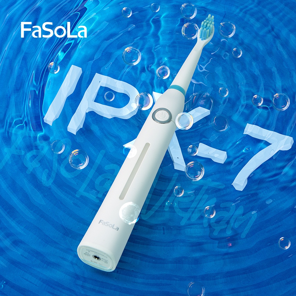 Bàn chải đánh răng điện sóng âm lông chải nhập khẩu từ Mỹ FASOLA FSLJY-213