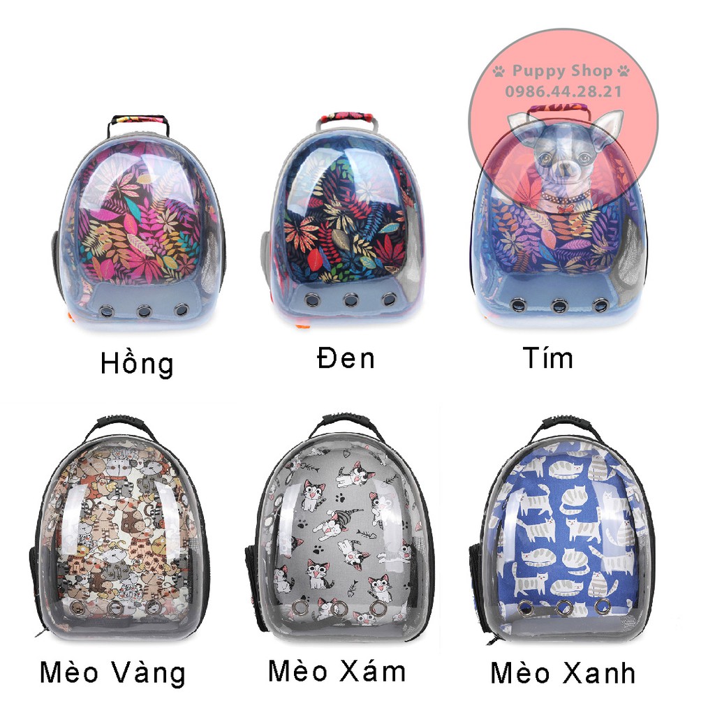 Bộ Sưu Tập Balo Phi Hành Gia Trong Hoạt Hình Balo Vận Chuyển Chó Mèo Dành Cho Thú Cưng Dưới 7kg Chất Liệu Cao Cấp