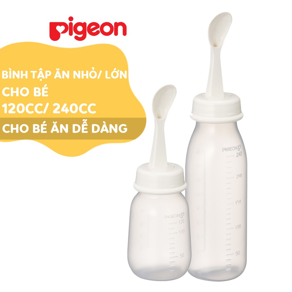 Bình tập ăn Pigeon 120ml 240ml