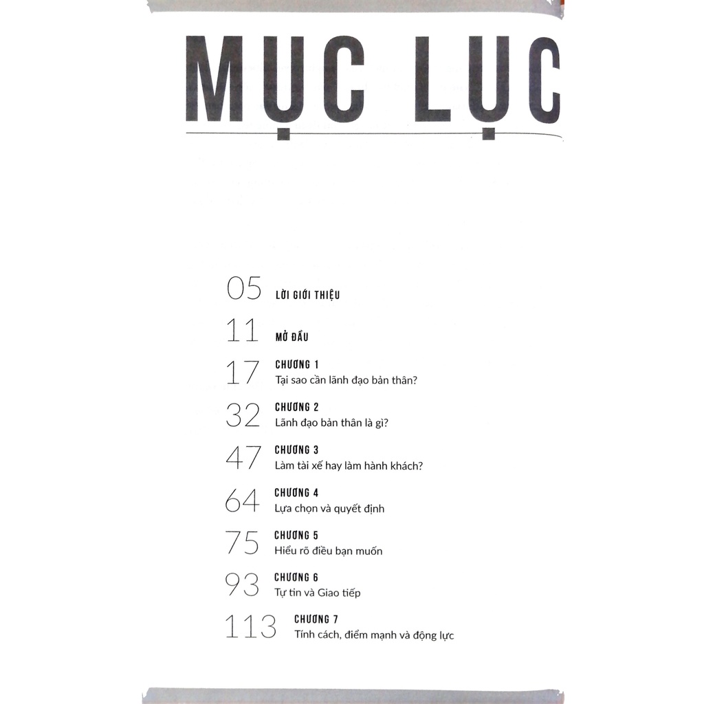 Sách Lãnh Đạo Bản Thân - Self Leadership