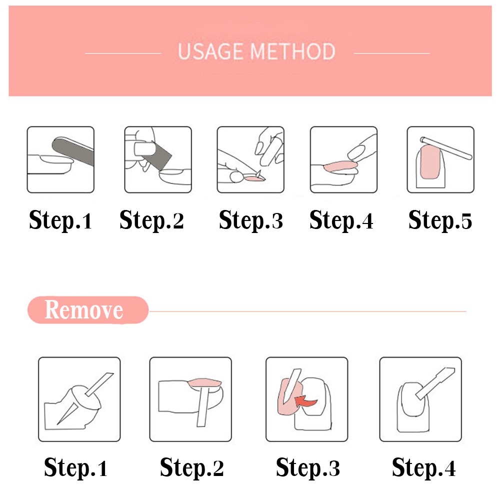 [Hàng mới về] Set 24 móng tay giả tráng gương thời trang