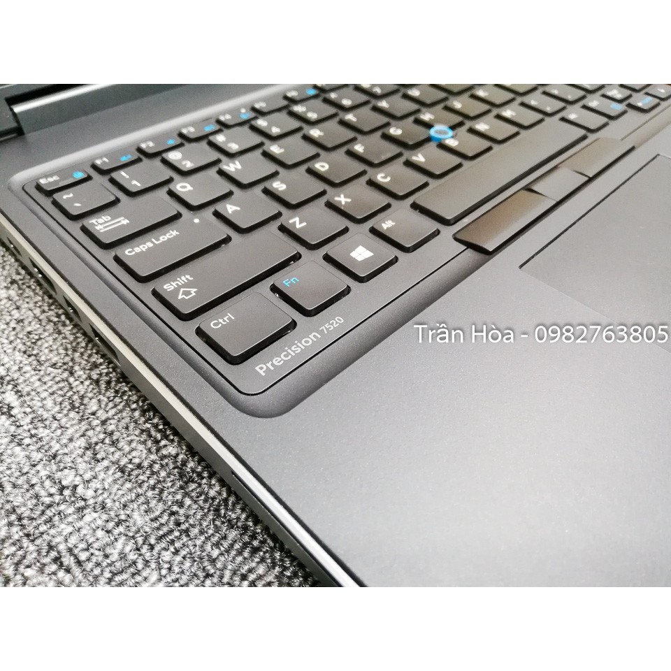 Laptop chuyên đồ họa Dell Precision 7520 - Core i7 7820HQ, Ram 32GB, ổ SSD 512GB, VGA Nvidia Quadro M2200. | BigBuy360 - bigbuy360.vn