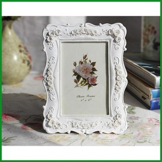 [Mã SKAMLTSM9 giảm 10% đơn 99K] Khung ảnh - Khung ảnh để bàn hoa hồng trắng