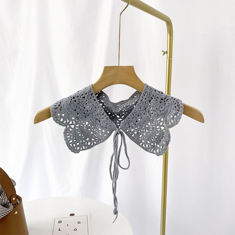 Vòng Cổ Ren Phối Khăn Choàng Giả Thắt Nơ Xinh Xắn Thời Trang Mùa Hè Cho Nữ