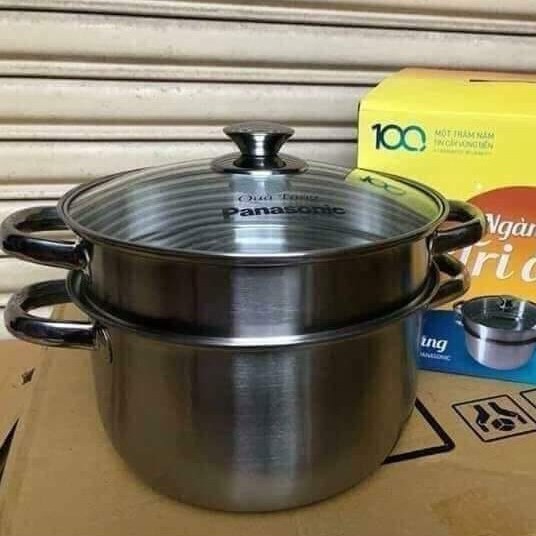 Bộ nồi xửng inox fivestar 24cm 1 đáy - hàng khuyến mãi pannasonic