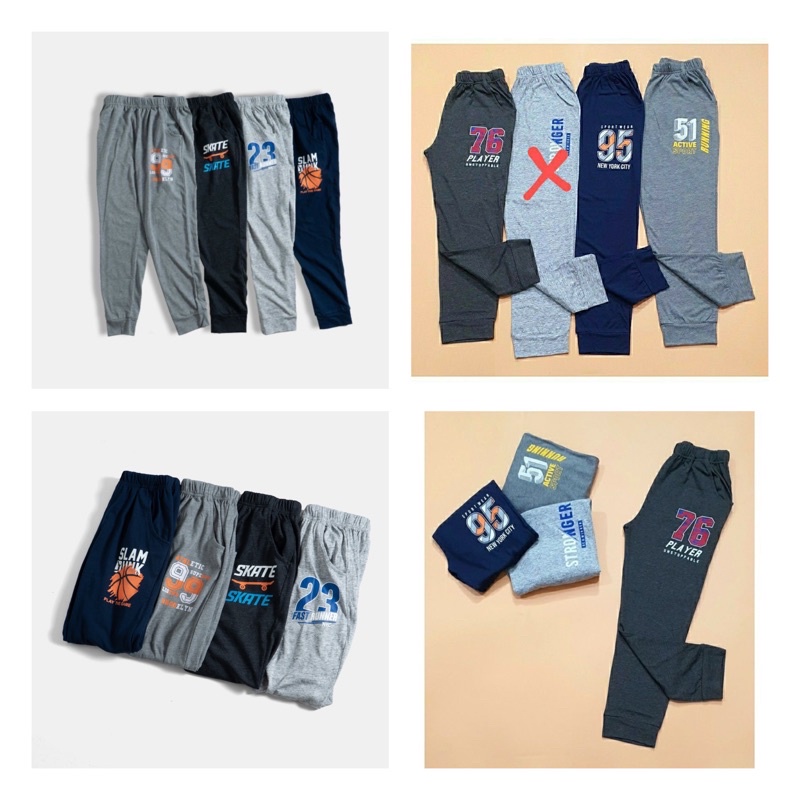 Quần JOGGER COTTON ĐẠI sz 8-14 tuổi