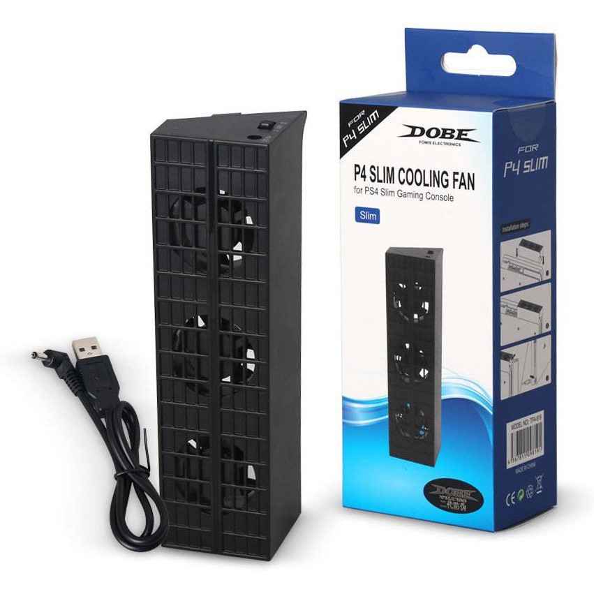 Quạt hút tản nhiệt ps4 slim dobe chính hãng có cảm biến nhiệt độ