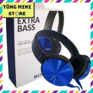 Tai Nghe Chụp Tai Có Mic Sony-XB450 Có Dây Dài 1m jack 3.5mm Cho Điện Thoại Máy Tính LapTop Tùng Mini 02