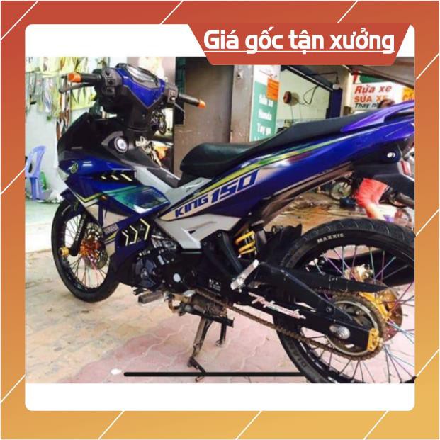 Tem rời ex 150 Mx king dán xe xanh gp Crom cao cấp