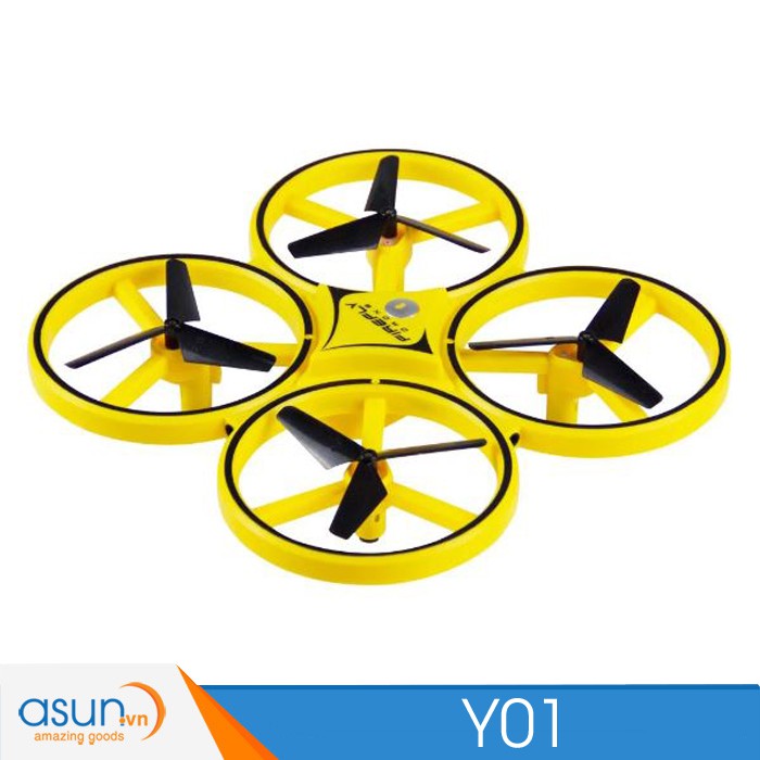 Máy Bay Drone Y01 Điều khiển cảm biến Y01Quad và theo cử chỉ tay gía rẻ ZF04