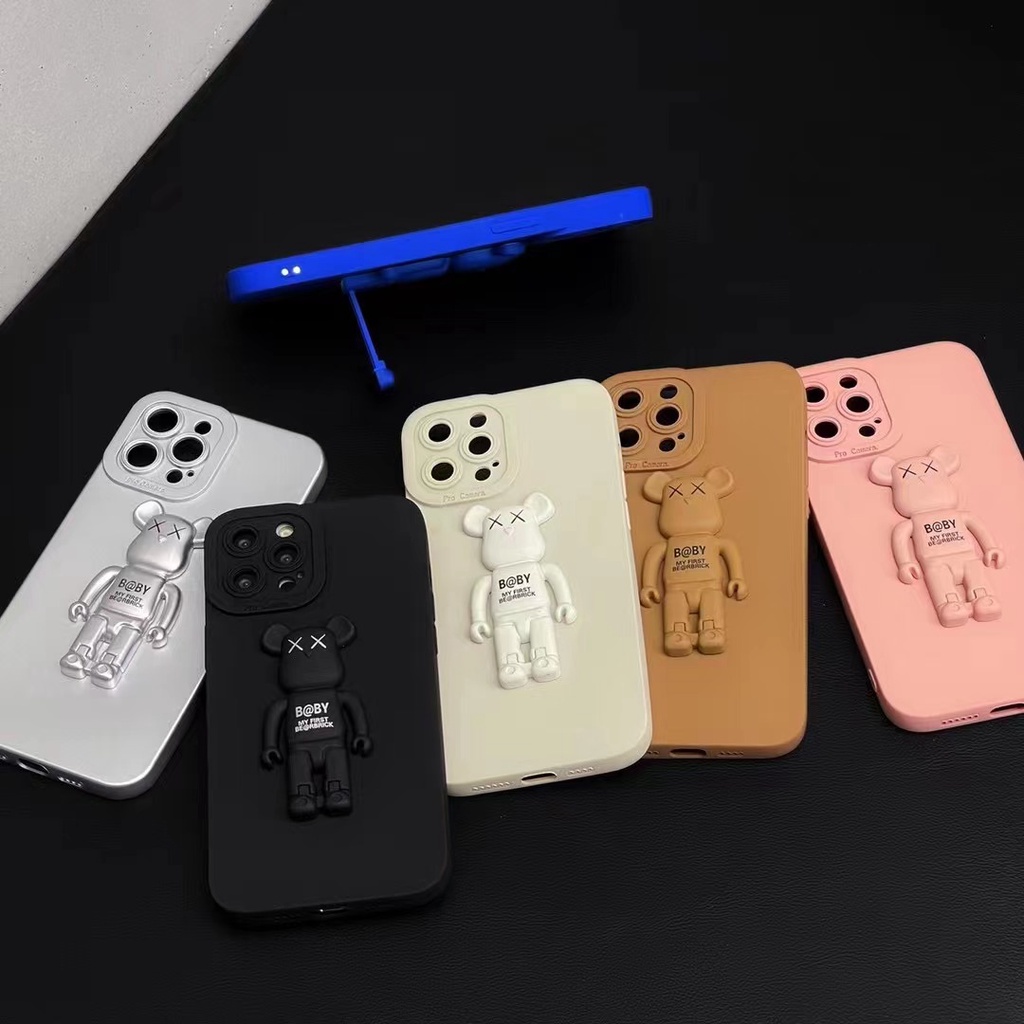 Ốp Điện Thoại Có Giá Đỡ Hình Gấu Cho Iphone 13 Pro Max 12 Pro Max 11 Pro Max Xs Max Xr X 7+ 8+