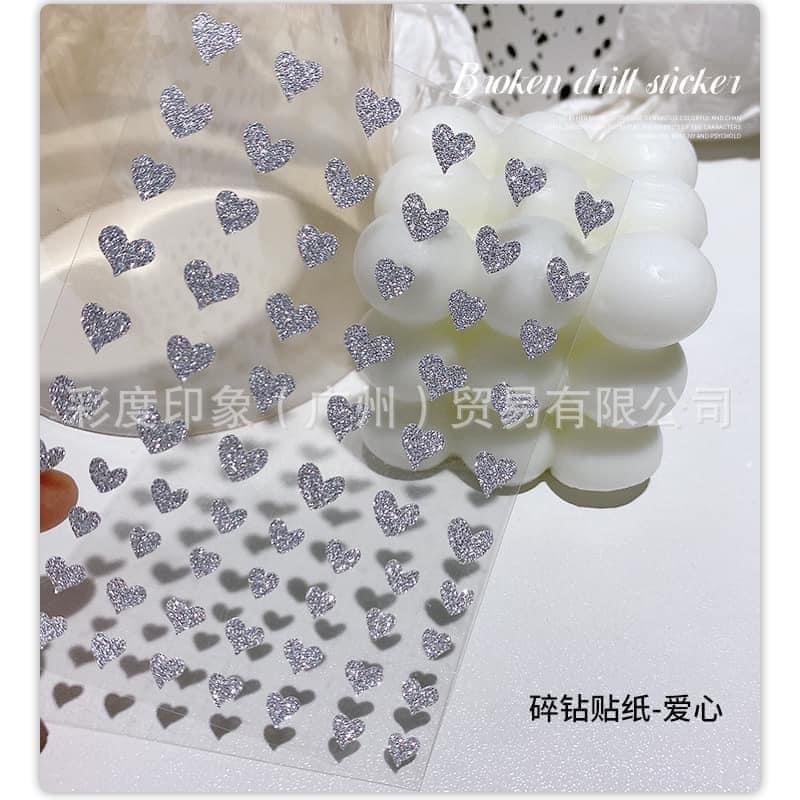 Miếng dán móng tay nail, Hình dán sticker Flash