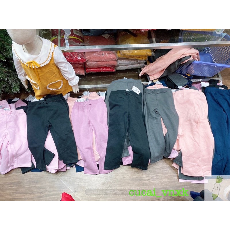 QND15 Quần nỉ bông An.ko dư xịn lô 2 jogger nỉ cho bé gái