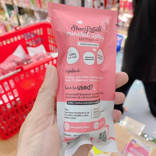 Xịt khoáng Đào SHER PEACH - Thái Lan | BigBuy360 - bigbuy360.vn