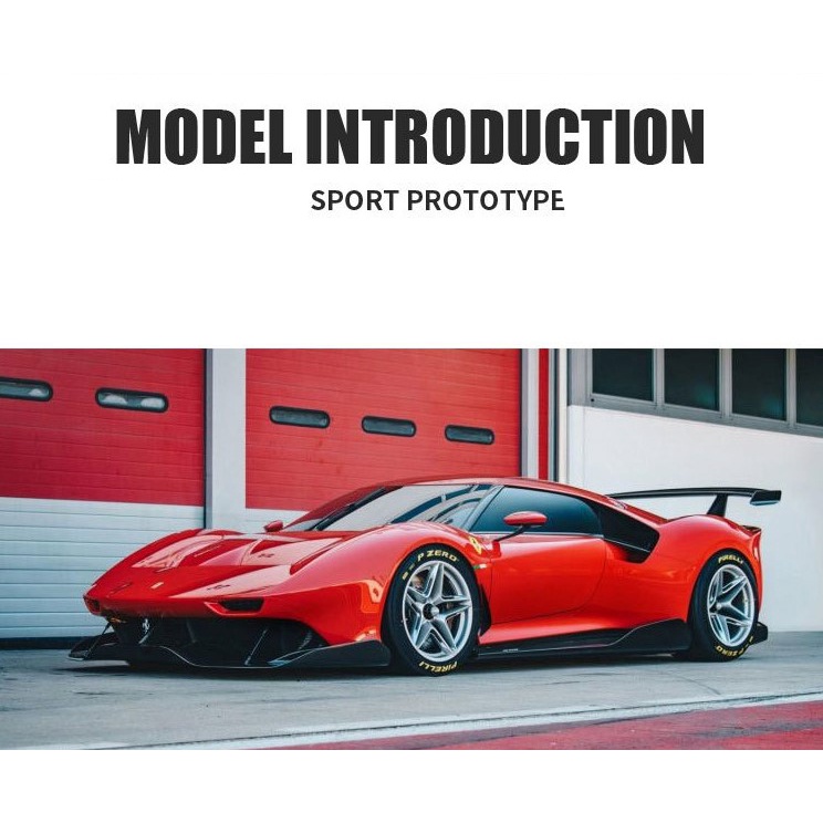 Tuyệt phẩm Ferrari P80/C Mô hình kim loại tỷ lệ 1:32