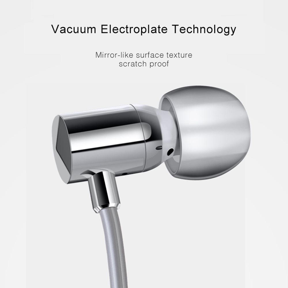 FAAEAL Poppy Metal Earphone Stereo Bass Sound HiFi Headsets 3.5mm Wired in-Ear Earphones