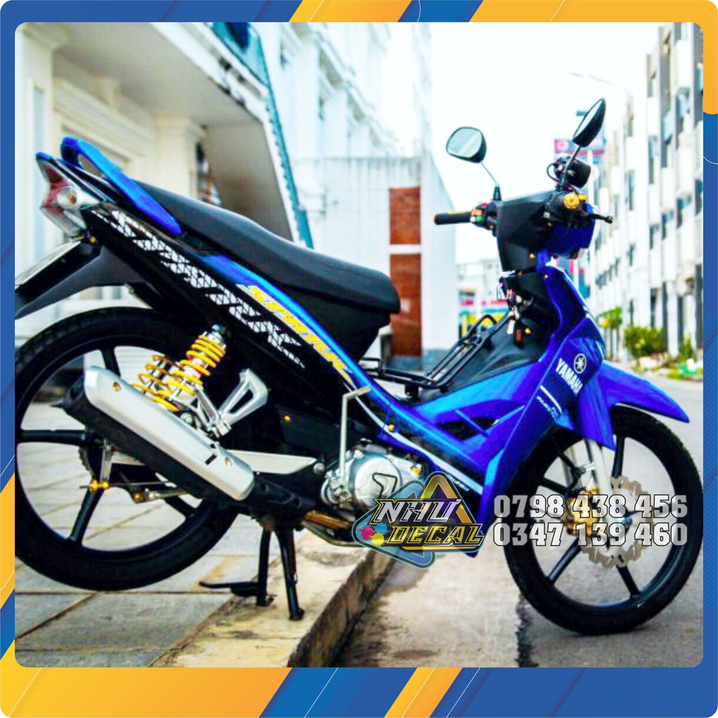 Tem rời Sirius Spark xe xanh GP đen