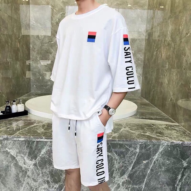FREESIZE 50K - Sét Đồ Bộ Thể Thao Unisex In Hàng Thun Mát Xịn