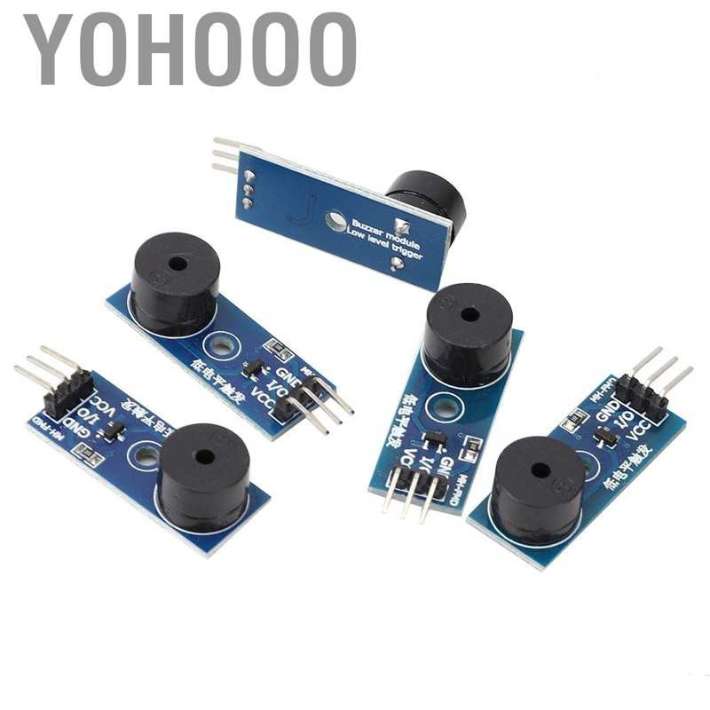 Yohooo 5PCS Passive Buzzer Alarm Module Sensor Beep for  Smart Car 3.3~5V Useful