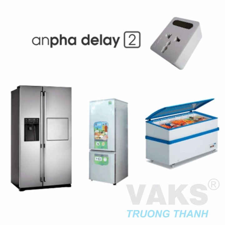 Bộ 4 ổ cắm bảo vệ tủ lạnh Anpha Delay 2