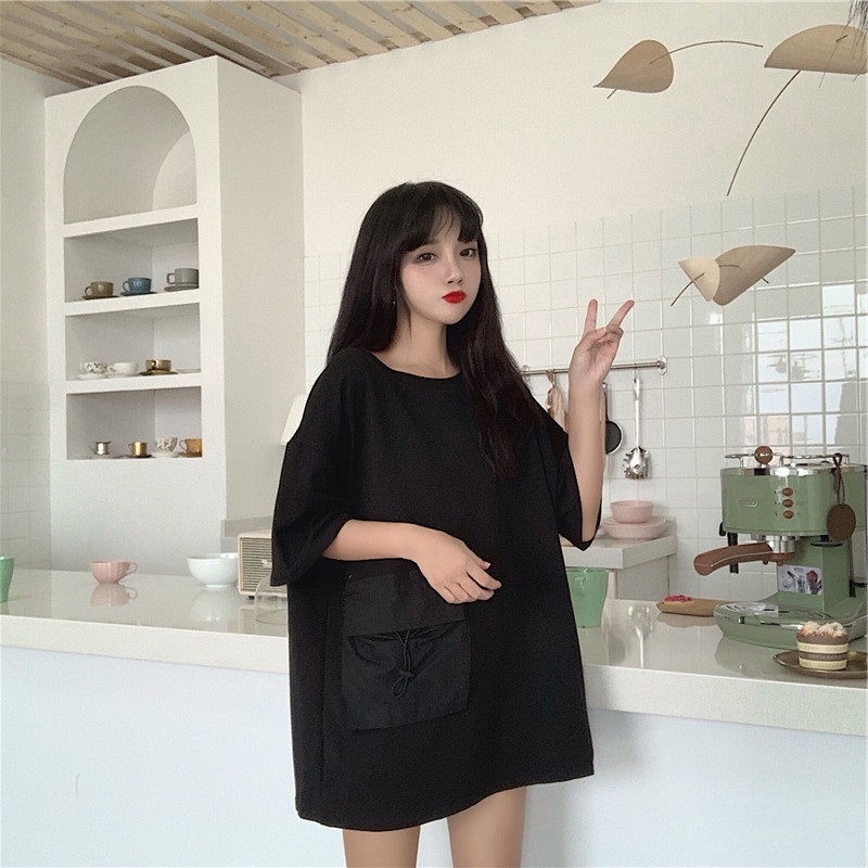 Áo Thun Tay Ngắn Dáng Rộng Phong Cách Hàn Quốc Thời Trang Mùa Hè Mới Cho Nữ