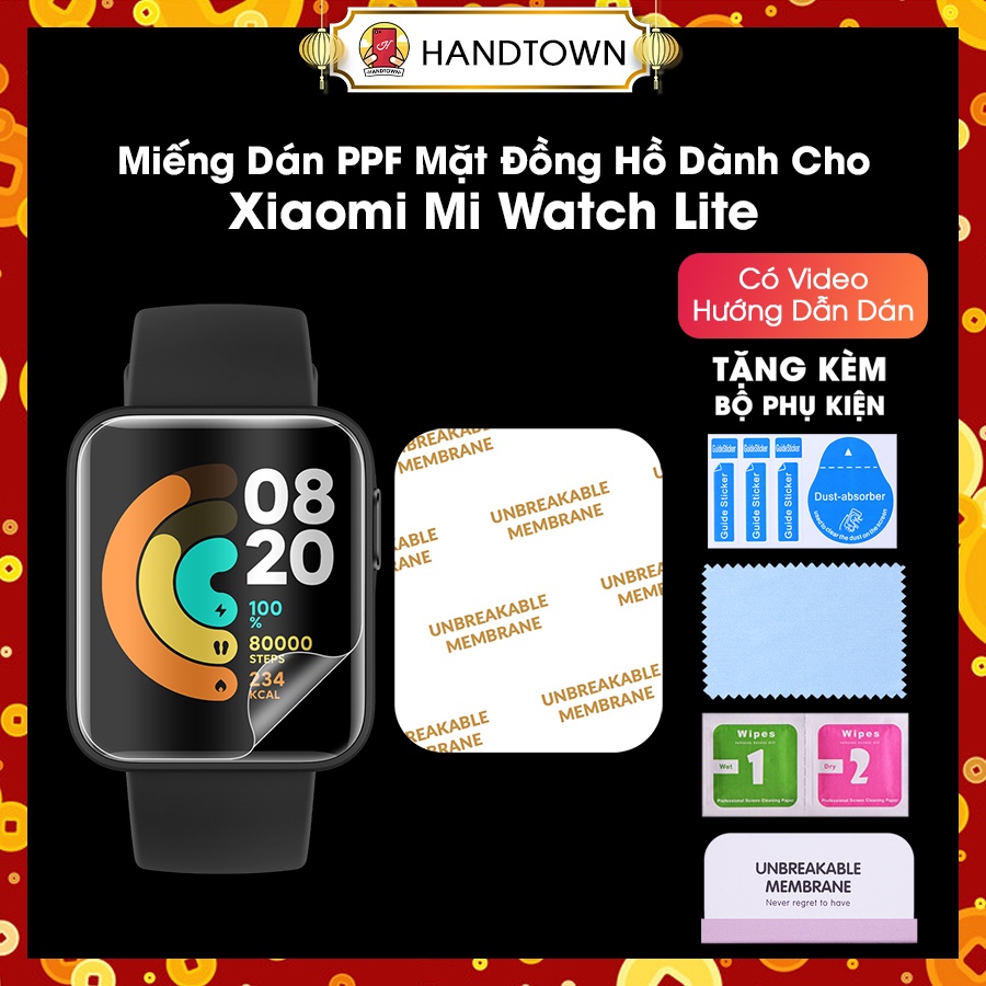 [COMBO 2 MIẾNG] Dán Màn hình PPF Xiaomi Mi Watch Lite / Redmi Watch 2 Lite Dẻo Chống Va Đập Trầy Xước Đồng hồ thông minh