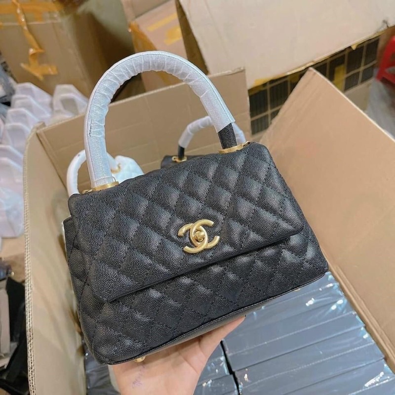 Túi CN Coco Da Hạt Quay Xách Không Hộp