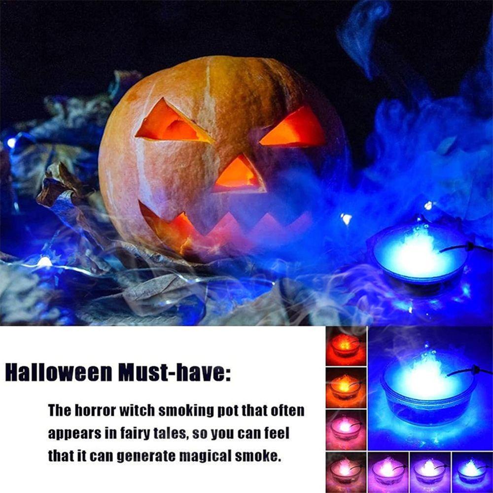 Khói LLOYD Khói|Đài Phun Sương Hình Phù Thủy Thay Đổi Màu Sắc Sáng Tạo|Phụ Kiện Trang Trí Halloween Độc Đáo Sáng Tạo