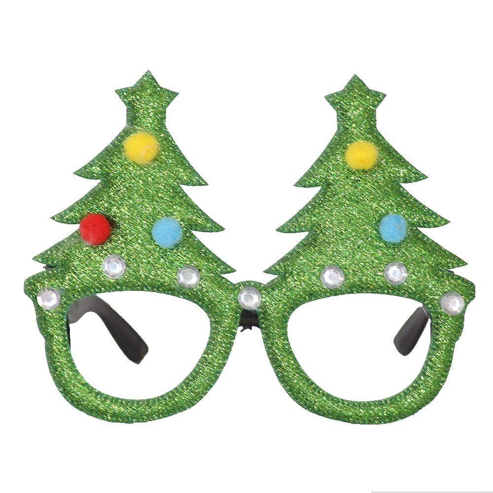 Mắt Kính Hình Ông Già Noel / Người Tuyết Dùng Trang Trí Tiệc Giáng Sinh
