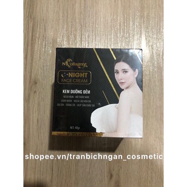 KEM TỔ YẾN Dưỡng Da Ban Đêm Ncolagen