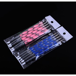 Bút chấm bi kèm cọ silicone 2 đầu 