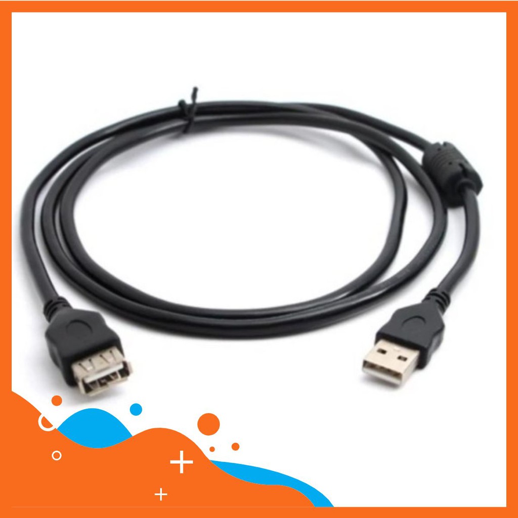 Dây USB nối dài 1.5M đen hoặc xanh( htc)