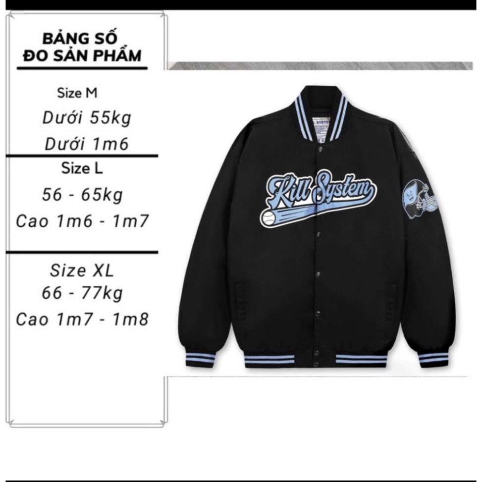 BOMBER GIÓ, ÁO KHOÁC BOMBER KillSystem Mới Nhất Năm 2021 Kèm video thật | BigBuy360 - bigbuy360.vn