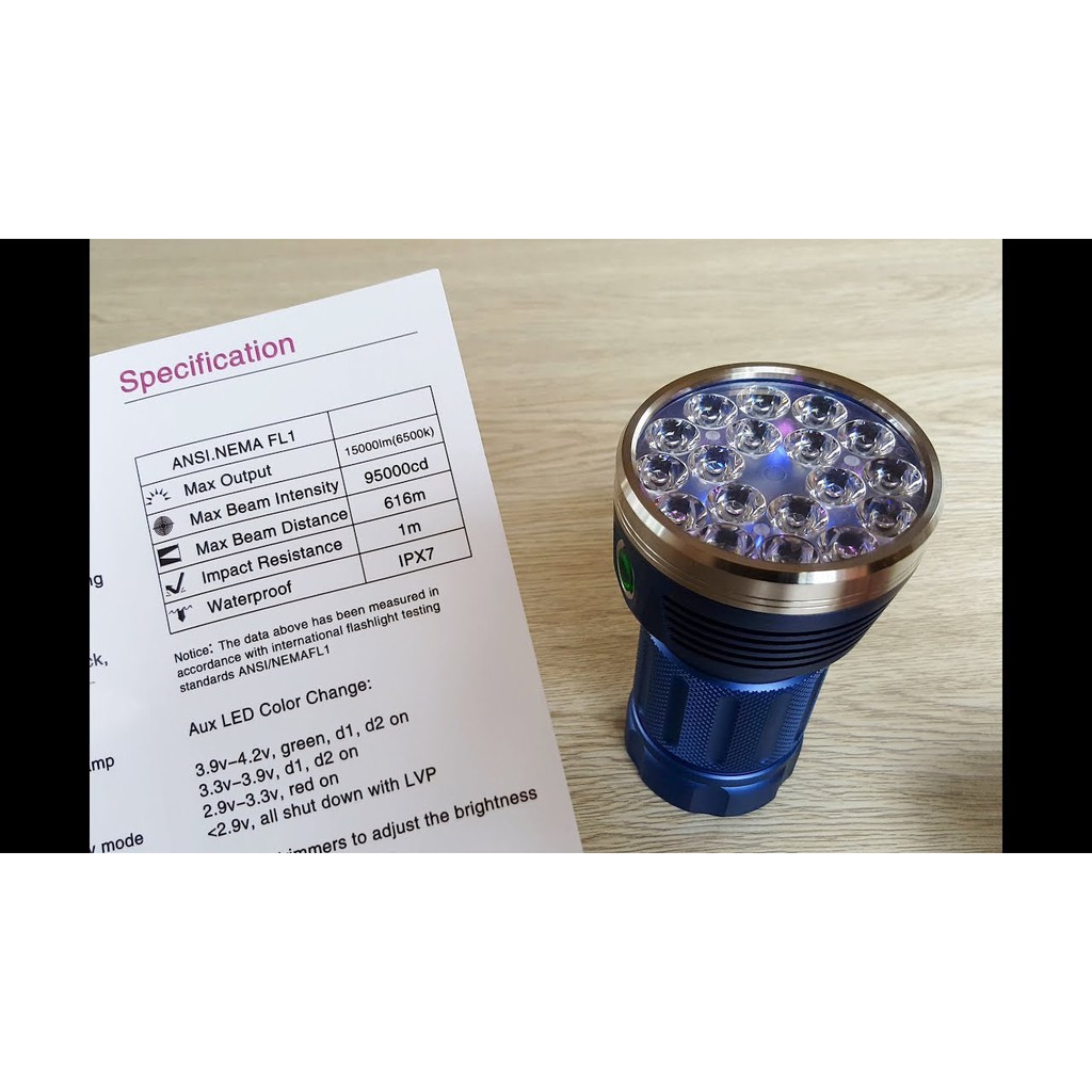 Đèn pin siêu sáng Astrolux MF01S 18xSST20 15000LM Anduril