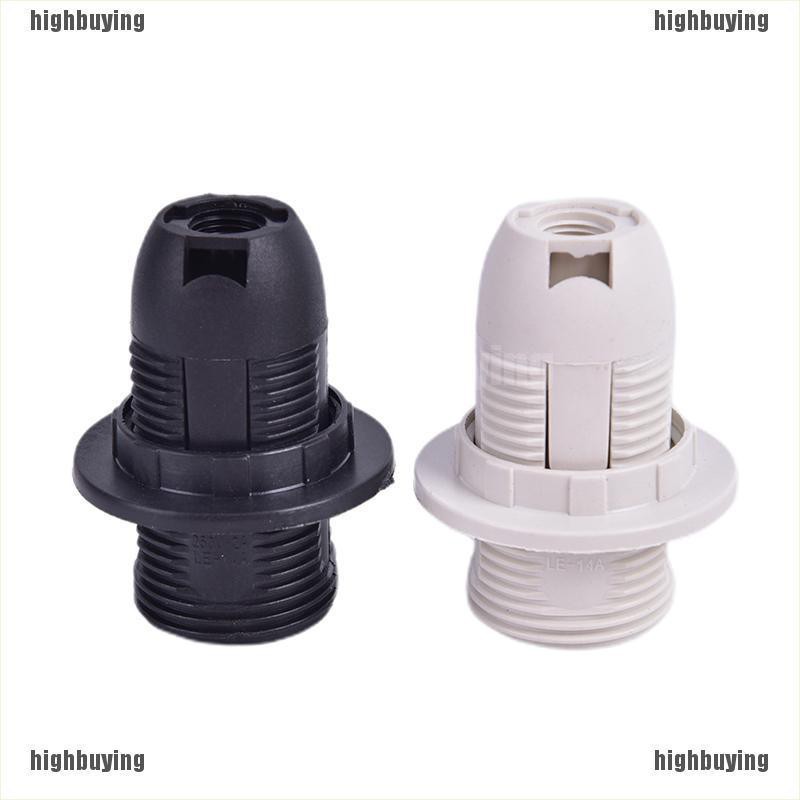 1 Chuông Đèn Led E14 S 2A 250V E14 Màu Trắng Đen