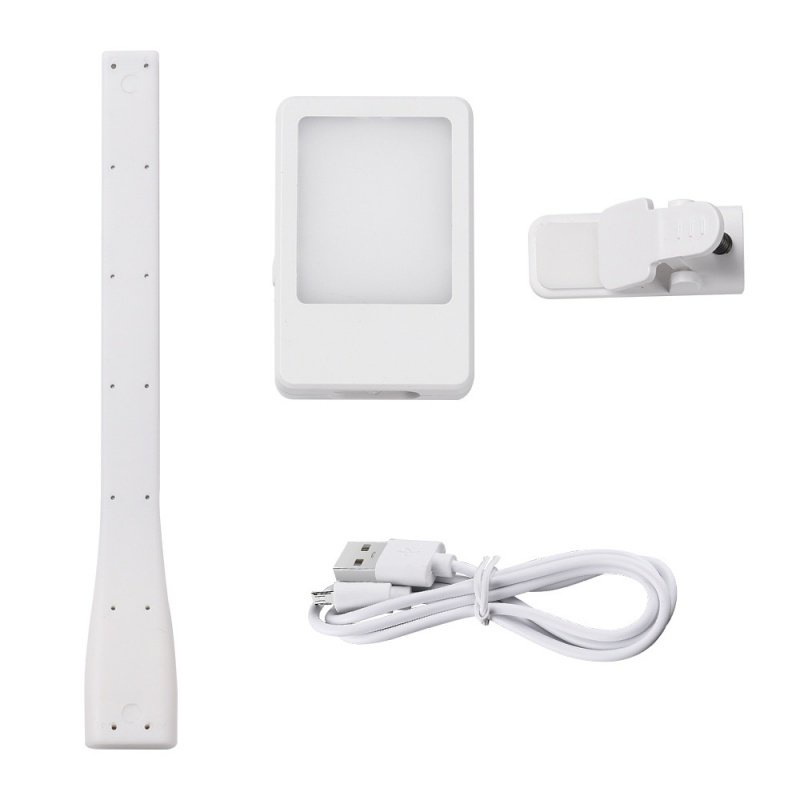 Đèn LED đọc sách mini dạng kẹp thiết kế sáng tạo bảo vệ mắt