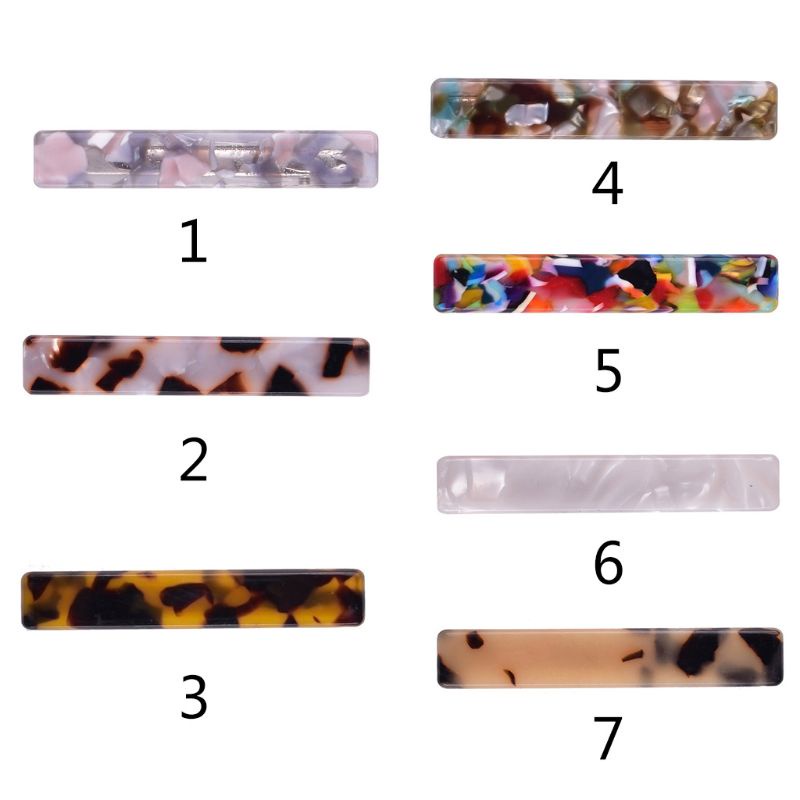 Kẹp Tóc Mỏ Vịt Bằng Hợp Kim Kim Loại Mỏng Nhiều Màu Phong Cách Nhật Bản Tối Giản Cho Nữ