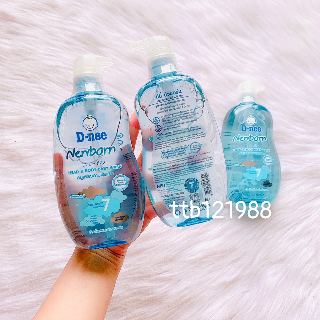 Sữa Tắm Toàn Thân Dnee Dành Cho Bé Thái Lan - 380ml