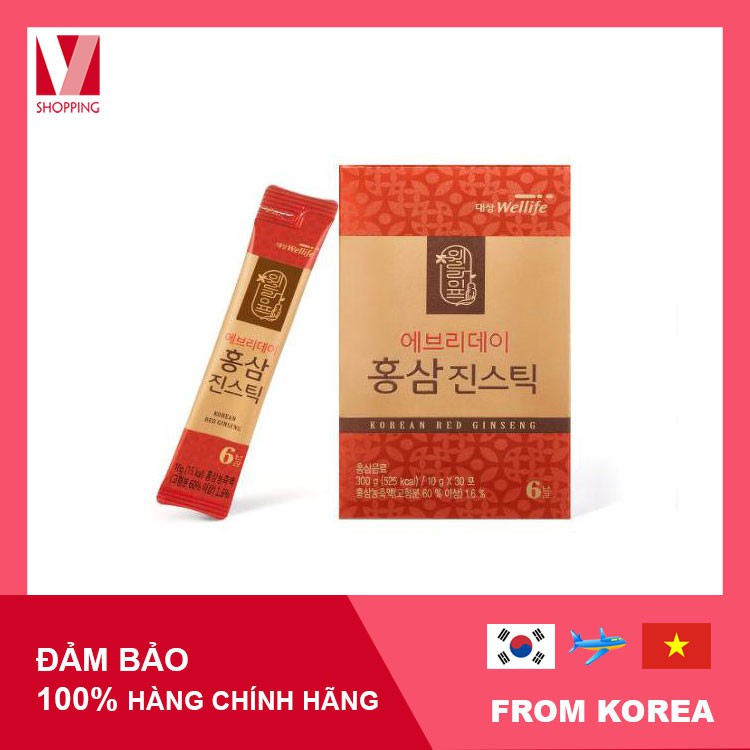 Thực phẩm bảo vệ sức khỏe Everyday Red Ginseng Stick