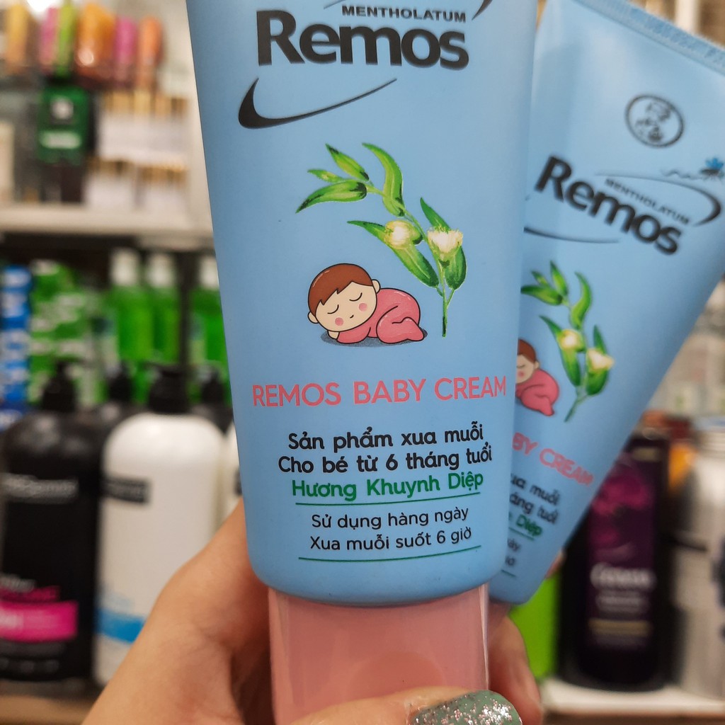 Kem Chống Muỗi Cho Bé Từ 6 Tháng Tuổi Remos Hương Khuynh Diệp (70g)