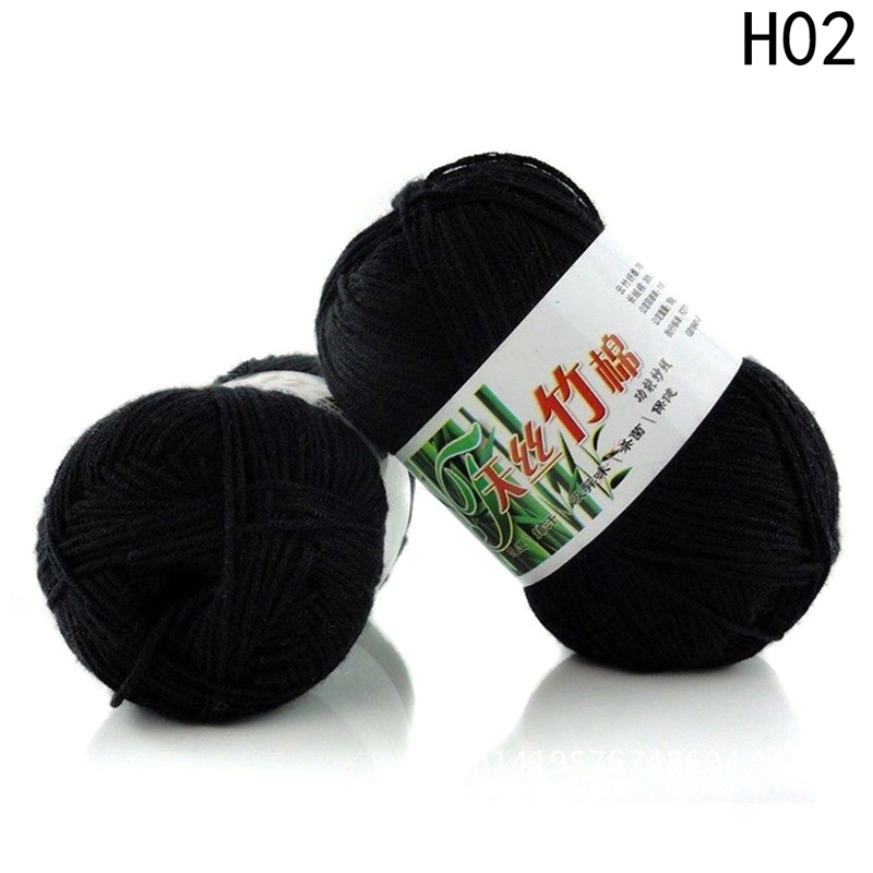 Cuộn len cotton mềm mại dùng để đan móc thủ công tiện lợi cho bé