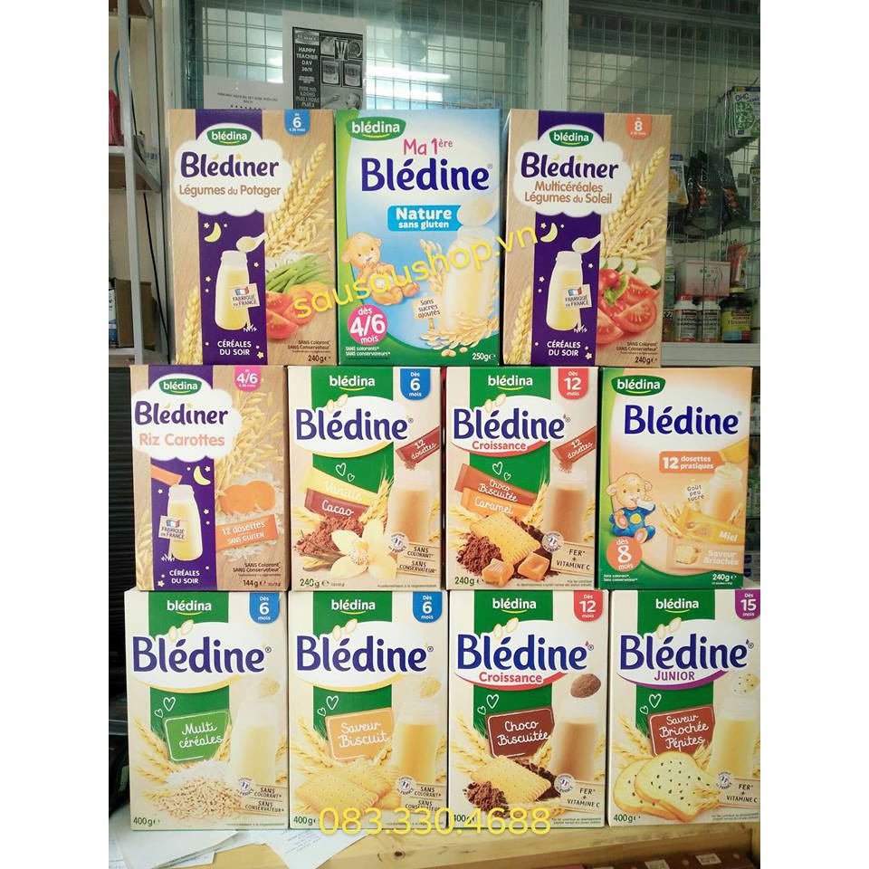 Bột pha sữa cho bé Bledina 240g,144g