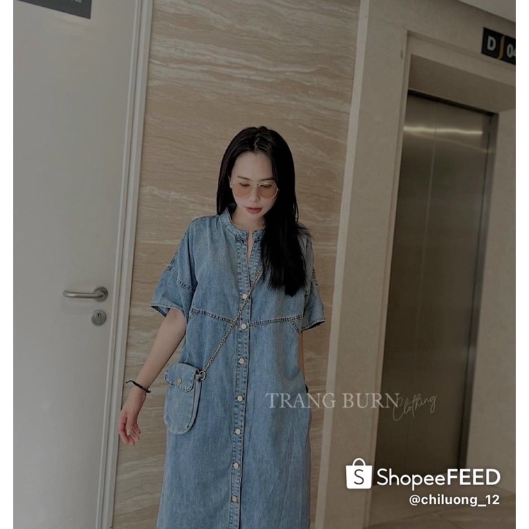 VÁY BÒ XUÔNG TẶNG KÈM TÚI ĐEO