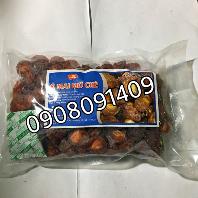 Xí muội tươi trái Đào chẻ đôi ( Ô mai mơ chẻ) gói 1 kg